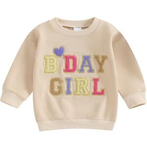 Toddler Birthday Girl Sweater 2T-3T